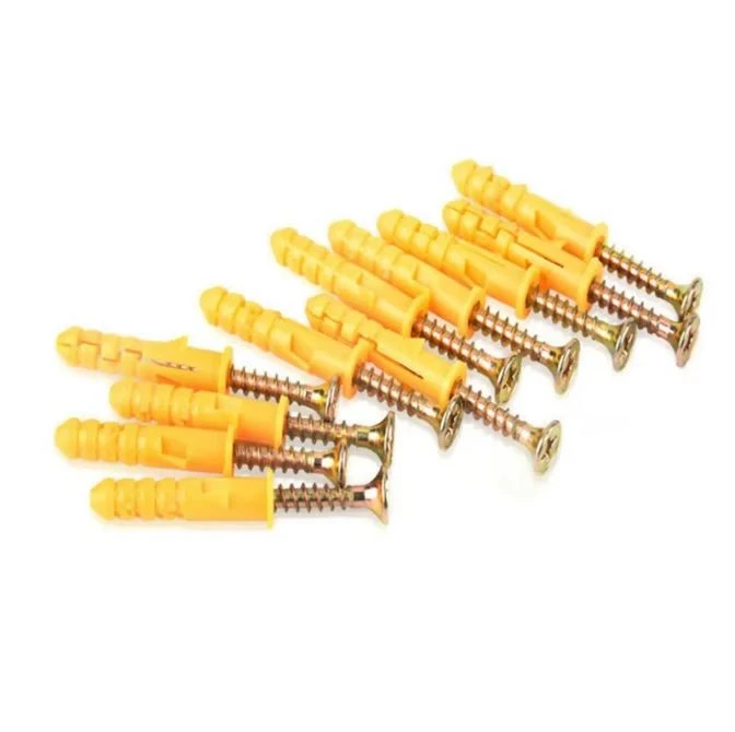 Yellow Zinc Screws With Yellow Nylon Plug high quality